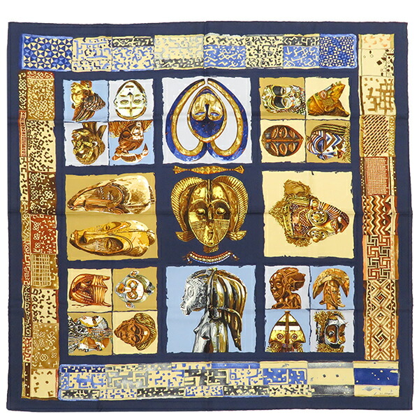 楽天市場】【エルメス】Hermes カレナノ20 シルク 総柄 ゼブラ