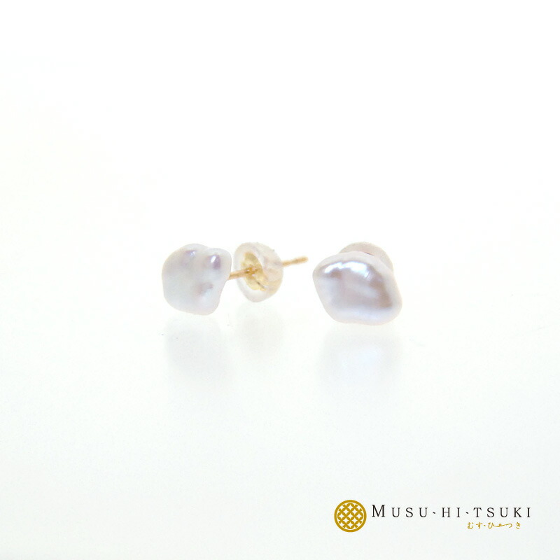 楽天市場】【送料無料】バロック パール ピアス 国産 k18 18k 真珠