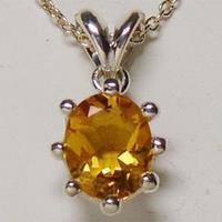 シルバー ペンダント トップ 11月 誕生石 シトリン イエロー ティアラ ネックレス トップ シルバー925 / Royal crown(ロイヤルクラウン) 誕生日プレゼント【送料無料】【コンビニ受取対応商品】 ご褒美 卒業祝い 就職祝い 卒業記念 成人祝い 記念