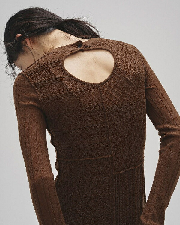 【SALE】【セール】 【40％OFF】 【即納】TODAYFUL トゥデイフル Life 2025winter 2025冬 Patchwork Knit Dress パッチワークニットドレス 12520302 吉田怜香