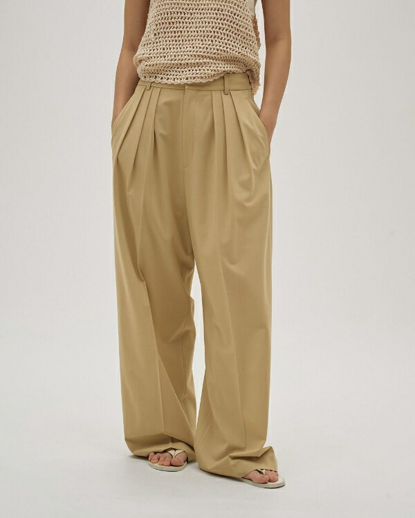 楽天市場】(予約)トゥデイフル TODAYFUL Dry Touch Tuck Trousers