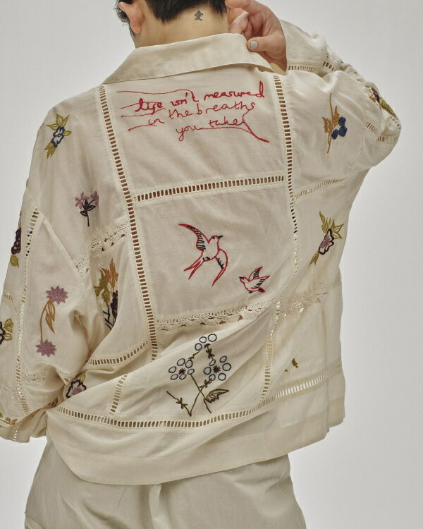 TODAYFUL】Embroidery Patchwork Shirts | selects