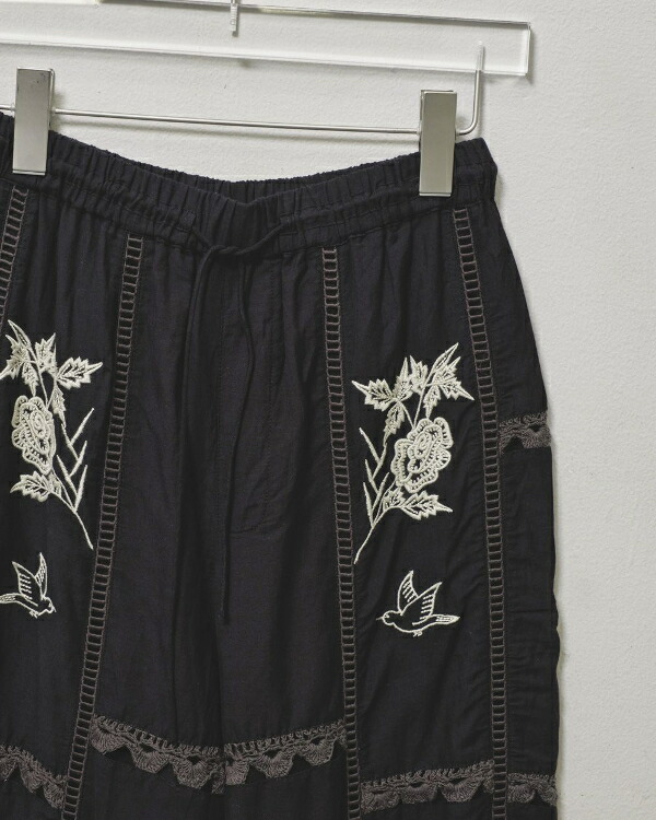 新品未使用TODAYFUL 2025春夏　刺繍パンツ 即納】TODAYFUL トゥデイフル2025spring/summer 2025春夏