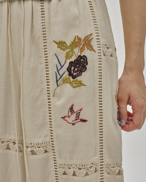 TODAYFUL♥Embroidery Patchwork Trouse TODAYFUL】Embroidery Patchwork Trousers | Selec