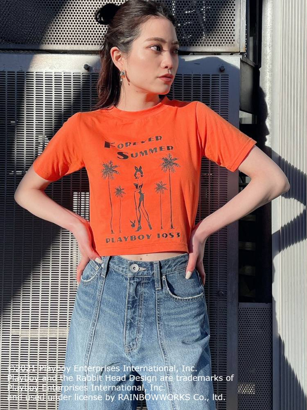 SALE／79%OFF】 GYDA PLAYBOY FOREVER SUMMER ショートTシャツ hideout.lk