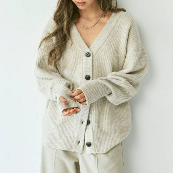 Ungrid アングリッドミドル丈ニットカーデ 112252842301≪9月20日入荷≫