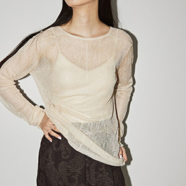 楽天市場】【予約】TODAYFUL トゥデイフル Sheer Skipper Knit 24春夏