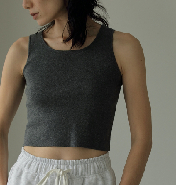 Todayful メッシュタンクトップ　アイスブルー Todayful メッシュタンクトップ アイスブルー