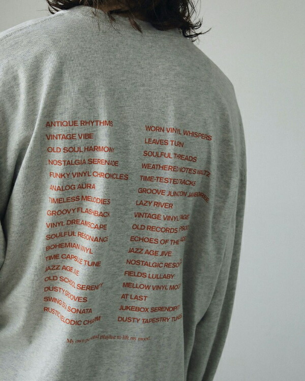 ＊Rin＊ アンヌーク Print Long T-shirts ブラック ànuke online store（アンヌーク） / Pattern Big Long T