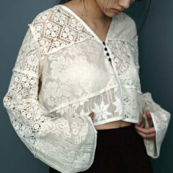 anuke/アンヌーク　フラワーシャーリングシャツ 楽天市場】【即納】ànuke アンヌーク anukeFlower Shirring