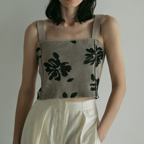 楽天市場】【即日出荷】anuke アンヌーク Fringe Knit Bustier