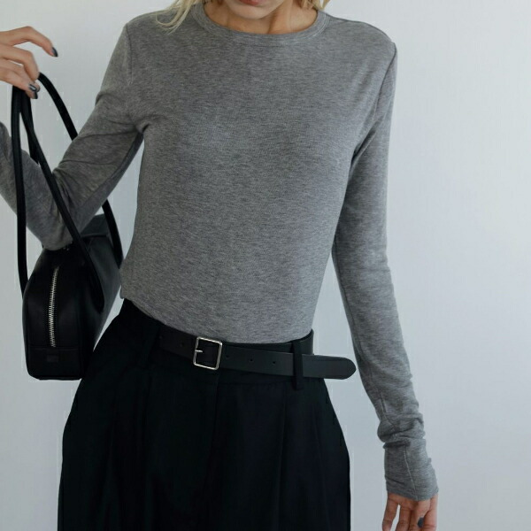 アンヌーク anuke　Soft Offshoulder Tops チャコール ànuke online store（アンヌーク） / Soft Offshoulder TopsSoft