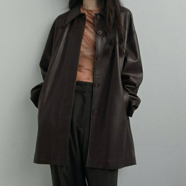 ジャケット・アウター anuke Ecoleather Over Jacket 38 Ecoleather Over Jacket/anuke'62420103 - Select Shop Loozel