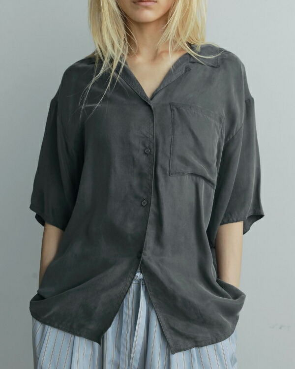 楽天市場】【予約】anuke アンヌーク Geometric Satin Shirts 24