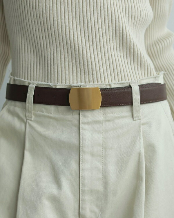 【即納】・・nuke アンヌーク anukeReversible Plate Belt リバーシブルプレートベルト 62521003 船曳ひろみ
