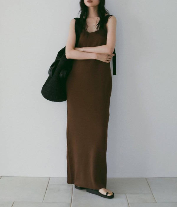 【即納】・・nuke アンヌーク anuke 2026SS 2026Spring/Summer 春夏 Salopette Knit Onepiece サロペットニットワンピース 62610303 船曳ひろみ 【2026SS新作】≪4月12日入荷≫ 13,090円