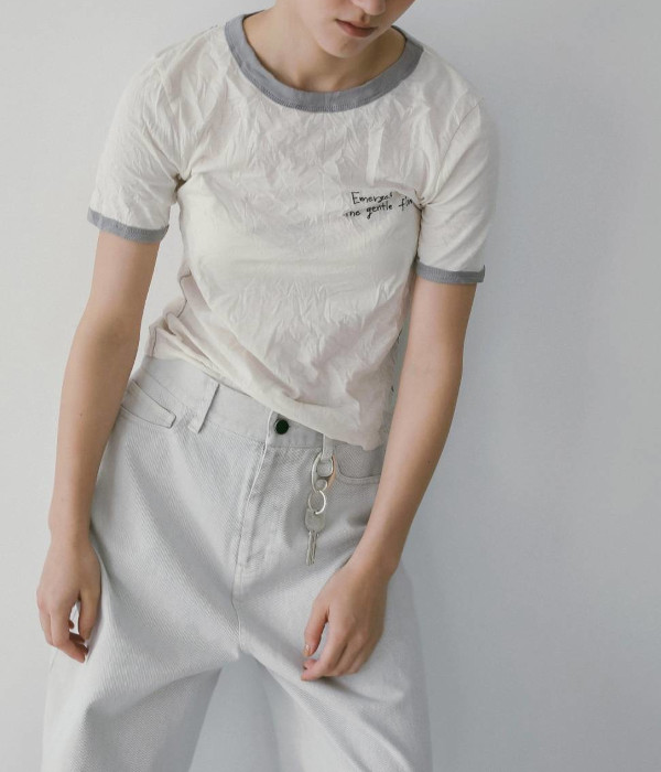 【即納】・・nuke アンヌーク anuke2026SS 2026Spring/Summer 春夏Lettering Washer T-Shirts レタリングワッシャーTシャツ 62610610 船曳ひろみ【2026SS新作】≪5月4日入荷≫