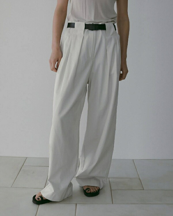 ・・nuke アンヌーク anuke Twill Loose Pants ツイルルーズパンツ ボトムス 62610708 船曳ひろみ 【2026SS新作予約】【6月下旬-7月下旬お届け予定】≪3月5日予約開始≫