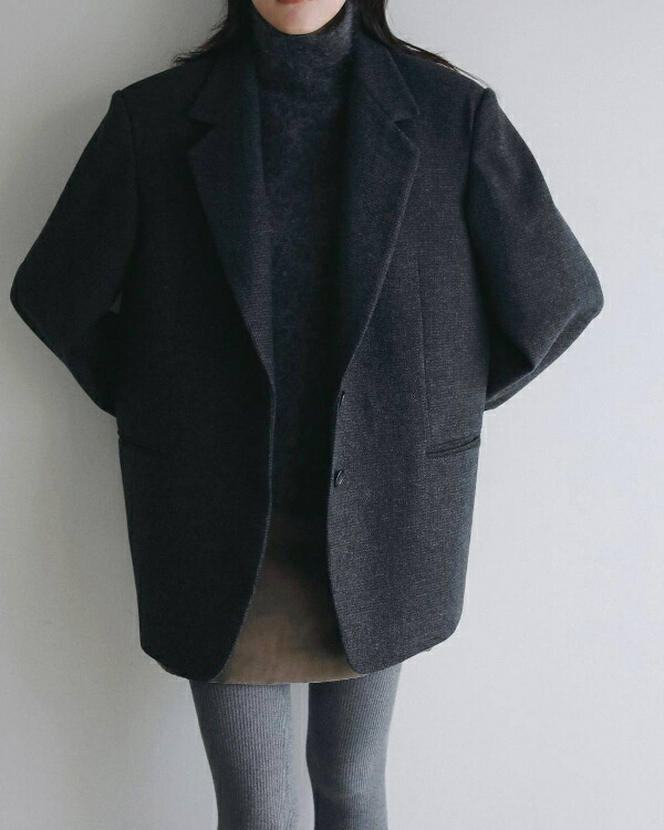 ànuke アンヌーク anuke2026AW 2026prefall 夏秋 受注会 予約会Herringbone Wool Jacket ヘリンボーンウールジャケット 62620104 船曳ひろみ【2026AW新作予約】【10月上旬-11月上旬お届け予定】≪2月25日予約開始≫|ブルーロータス