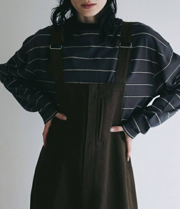 ・・nuke アンヌーク anuke 2026AW 2026prefall 夏秋 受注会 予約会 Border Loose Long T-shirts ボーダールーズロングTシャツ ロンT 62620620 【2026AW新作予約】【9月中旬-10月中旬お届け予定】≪2月25日予約開始≫