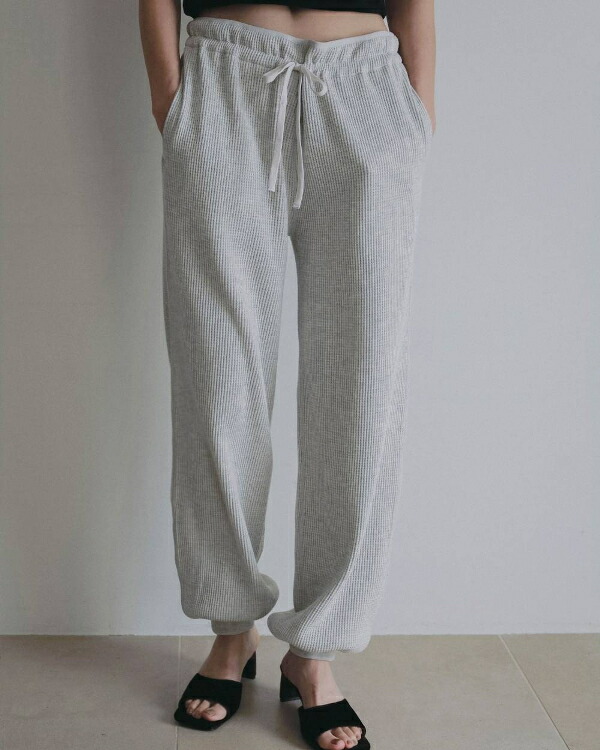 ・・nuke アンヌーク anuke 2026AW 2026prefall 夏秋 受注会 予約会 Waffle Wide Pants ワッフルワイドパンツ 62620711 船曳ひろみ 【2026AW新作予約】【9月上旬-10月上旬お届け予定】≪2月25日予約開始≫
