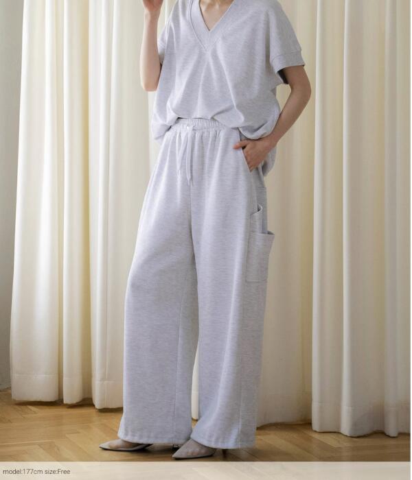 【SALE】【20%OFF】【即納】WILLFULLY ウィルフリー2026springsummer 2026春夏moss stitch sweat painter PT モスステッチスウェットペインターパンツ 2611-PT-24【2026SS新作】|ブルーロータス