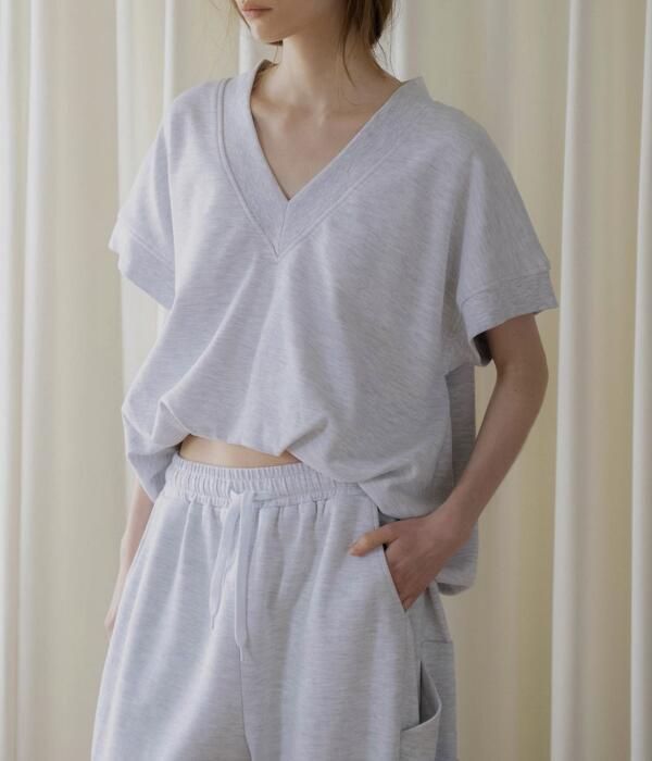 【即納】WILLFULLY ウィルフリー2026springsummer 2026春夏balloon hem moss stitch sweat tops バルーンヘムモスステッチスウェットトップス 2611-TO-24【2026SS新作】≪5月16日入荷≫