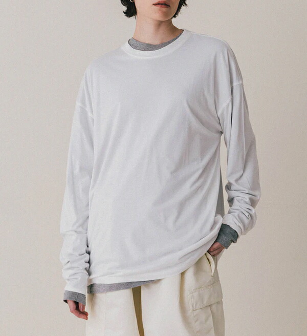 【SALE】【セール】 【20%OFF】 【即納】CREDONA クレドナ 【THE C】OVER L/S TEE オーバーロングスリーブTシャツ ロンT 長袖 1425412366 【2025AW新作】
