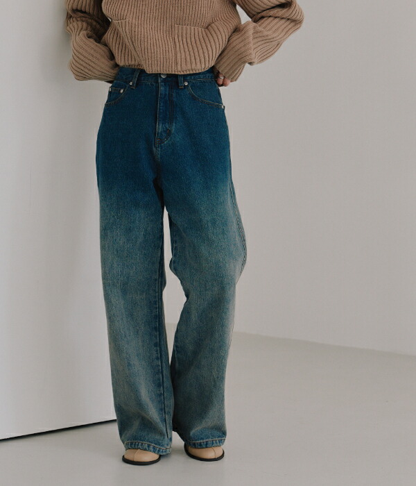 【SALE】【20％OFF】【即納】Hella ヘラgradation denim グラデーションジーンズ h253-30