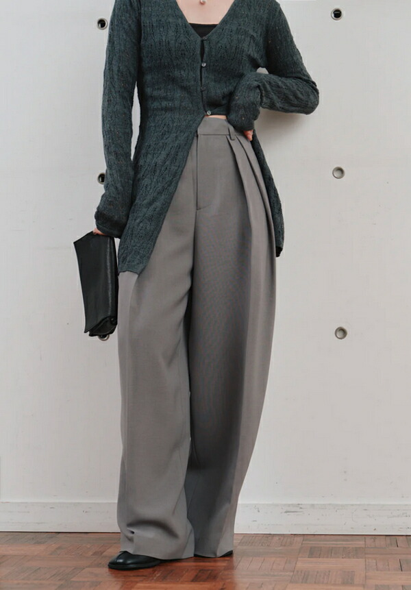 【即納】Hella ヘラ double tuck wide pants ダブルタックワイドパンツ h261-36 【2026SS新作】≪2月21日入荷≫