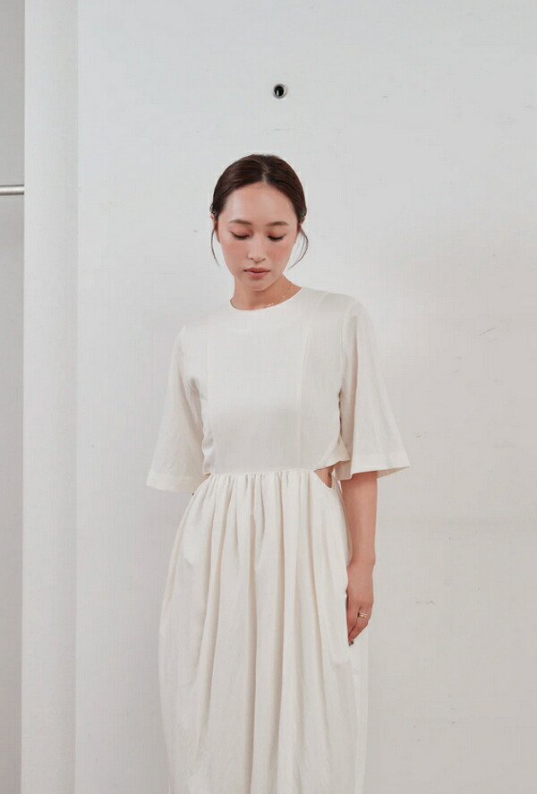 Hella ヘラ waist side slit cocoon dress ウェストスリットコクーンドレス ワンピース h261-43 【2026SS新作予約】【5月-6月お届け予定】≪9月10日予約開始≫ 15,257円
