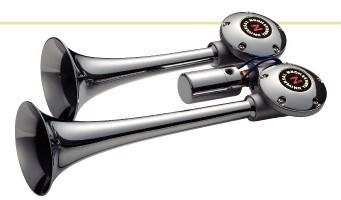 【トラック用品】NIKKEN(ニッケン) B420-24(エアーホーン/バトルヤンキー(クローム)) 【500】