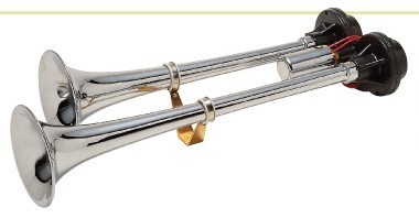 【トラック用品】NIKKEN(ニッケン)　DL460-24(エアーホーン/ロングヤンキー(クローム))　【500】 20,706円