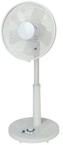 【送料込み(一部地域除く)】 【季節家電】TEKNOS(テクノス) 30cm メカ(ボタン式)扇風機 ホワイト KI-1710(W)【590】