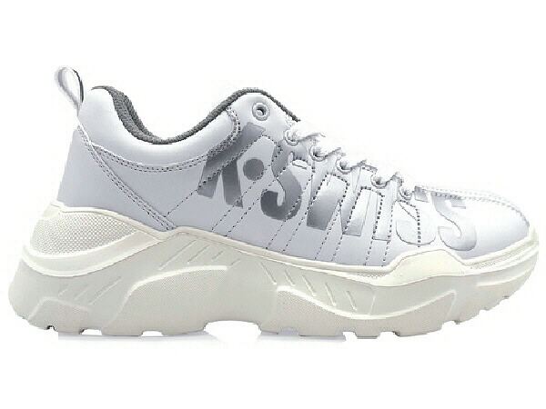 【送料込み（一部地域除く）】 【メンズカジュアルシューズ】K-SWISS（ケースイス） KSU0041 ミドルカットスニーカー KSU0041 WHITE/SILVER【470/K-63】