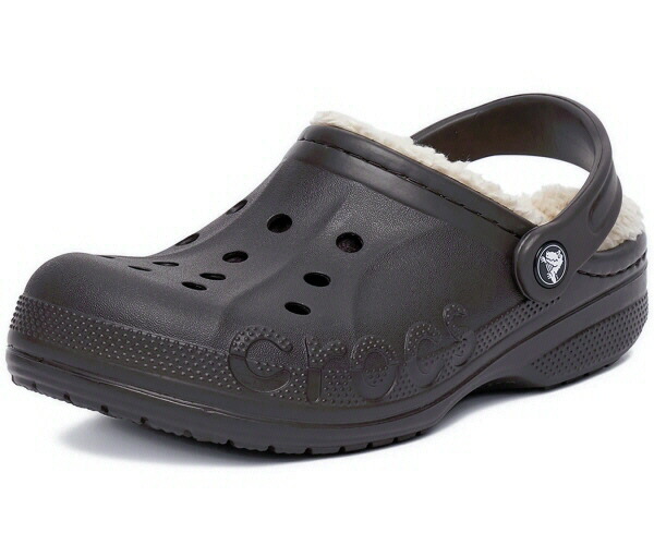 【送料込み（一部地域除く）】 【カジュアルサンダル】crocs（クロックス） バヤ ラインド クロッグ 205969-206 ESPRESSO【470】