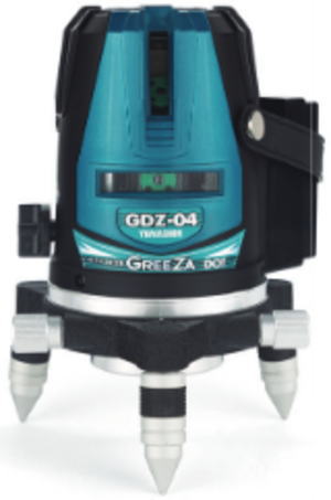 【貨物輸送込み】緑であることレーザ墨出し機 山真製鋸 GDZ-04-DOT-W【460】