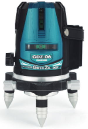 【貨物輸送込み】緑であることレーザ墨出し機 山真製鋸 GDZ-06-DOT-W【460】