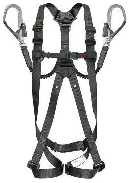【送料込み(一部地域除く)】 【現場保安用品】TJMデザイン(TAJIMA) ハーネスGS 蛇腹 ダブルL2セット 黒S A1GSSJR-WL2BK【572】