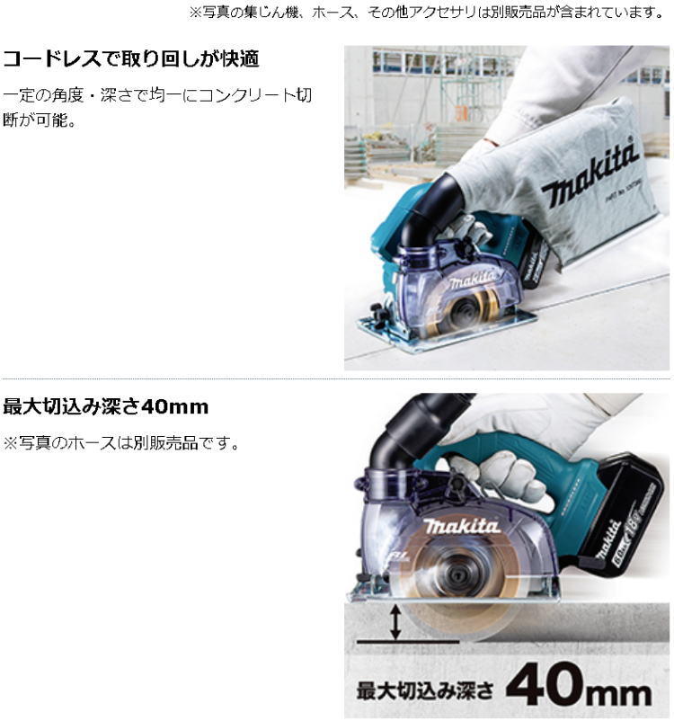 マキタ cc500 125mm 防塵カッタ - 工具