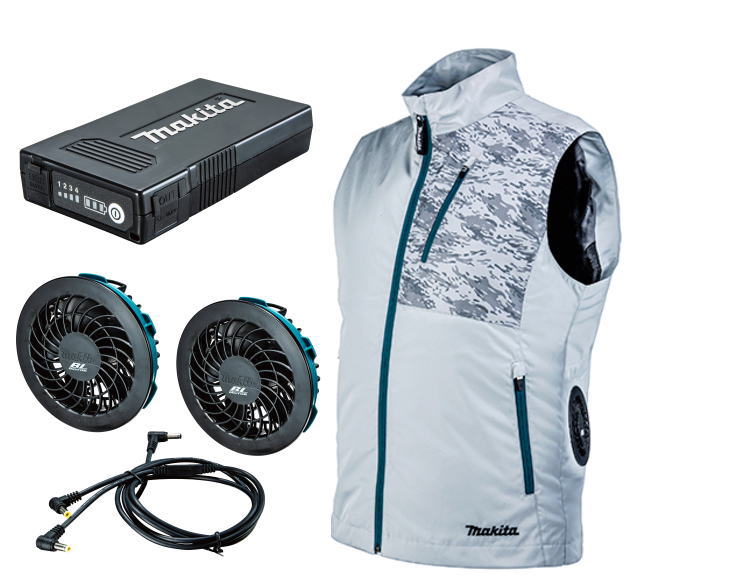 楽天市場 送料込み 充電式ファンベスト 21年モデル マキタ Makita Fv212dzm Set 460 ブルーピーター