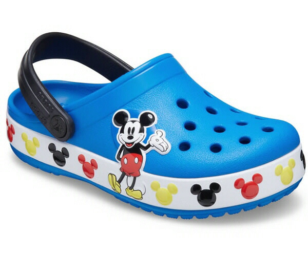 楽天市場 キッズサンダル Crocs クロックス ファン ラブ ディズニー ミッキー バンド クロッグ6307 4jl 470 ブルーピーター