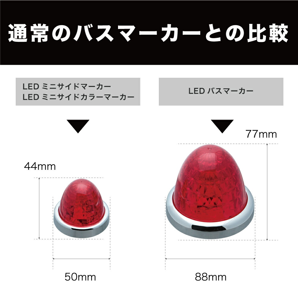 【ミニサイドマーカー】JETイノウエ532755(LEDミニサイドカラーマーカ-ランプ零ローズピンク)【500】