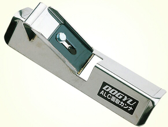 【切削工具】DOGYU(土牛) ALC面取り鉋(かんな)1枚刃 全長210mm No.01173【456】