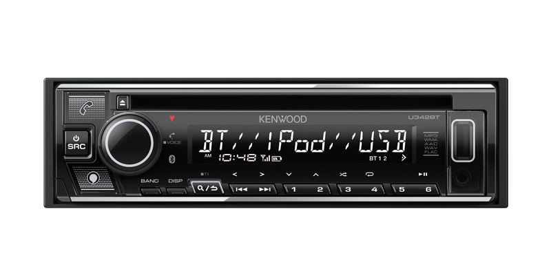【1DINデッキ】KENWOOD(ケンウッド)　U342BT(CDレシーバー)　【500】｜ブルーピーター