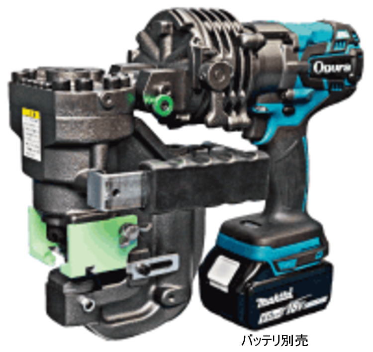 【貨物輸送込み】18V コードレスパンチャー(本体のみ・入れもの付) オグラ HPC-NF188WBL【460】