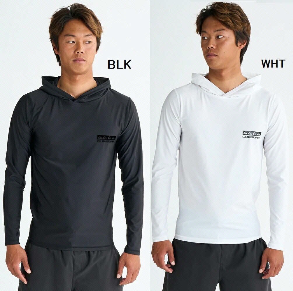 【送料込み(一部地域除く)】 【マリン・水泳ウエア】QUIKSILVER(クイックシルバー) OMNI BOX HOOD メンズ長袖ラッシュパーカー QLY251006【750】