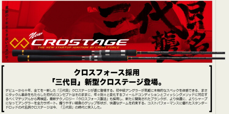 楽天市場 釣り Majorcraft クロステージ Crostage Crx 942ssj 510 ブルーピーター