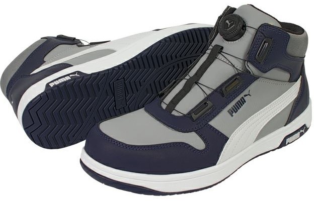 【取り寄せ対応】 【送料込み(一部地域除く)】 【安全靴・作業靴】PUMA(プーマ) FRONT COURT DISK MID 63.221.0【420】