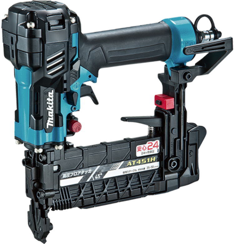 Makita - マキタ　高圧フロアタッカＡＴ４５０HAM 楽天市場】マキタ電動工具 50mm高圧フロアタッカー【4mmMA線用